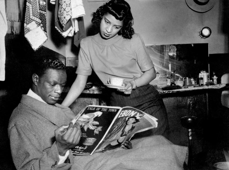 Nat King Cole and Maria Hawkins Ellington 