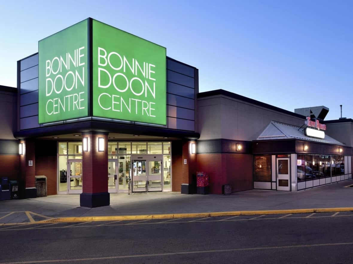 The Bonnie Doon Shopping Centre is using unconventional tenants like the RC Racers Edmonton club and attractions like a vegetable garden to draw in customers.  (Submitted by Leah Day - image credit)