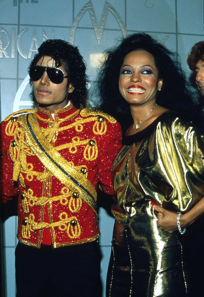 Michael Jackson and Diana Ross