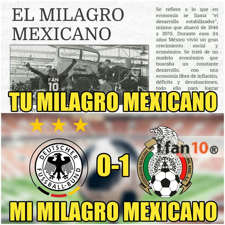 Memes Alemania vs México