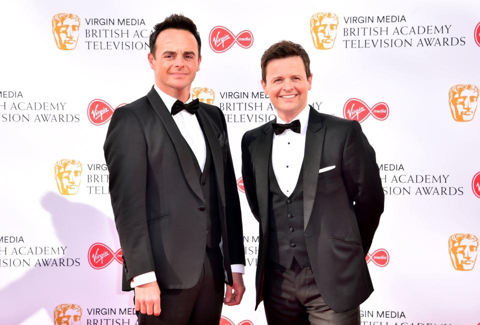 Recurring winners: Ant and Dec could win their 19th award (PA)