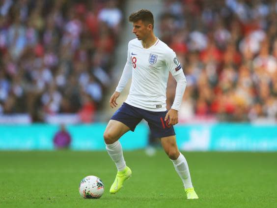 Mason Mount makes his England debut (Getty)