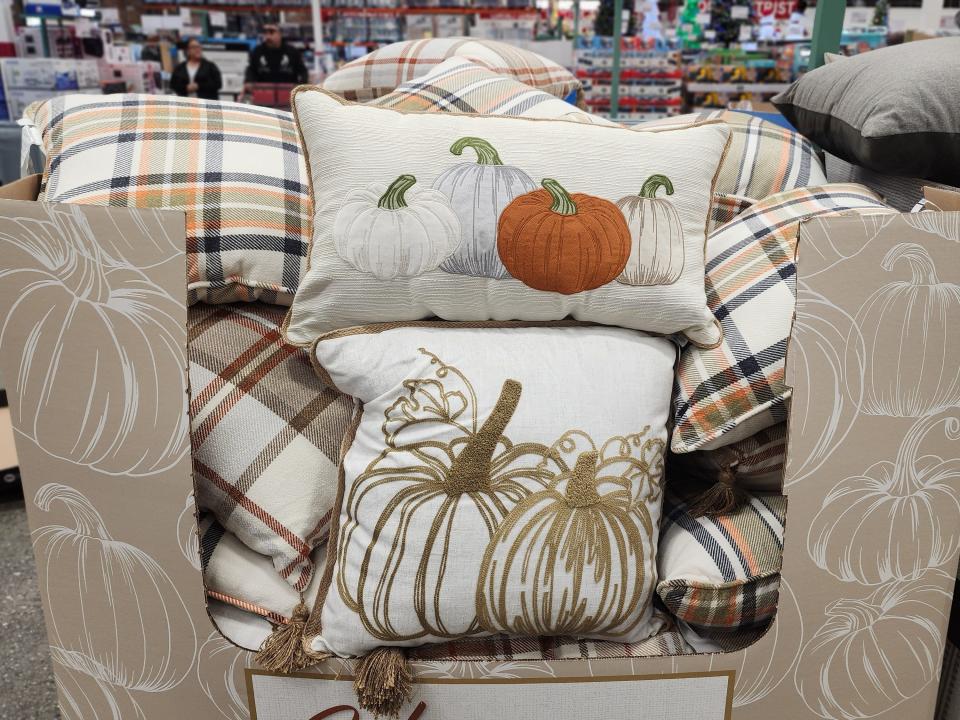 Brentwood harvest pillows at Costco