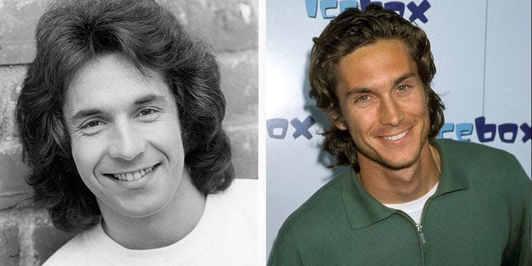 Bill Hudson and Oliver Hudson at 24