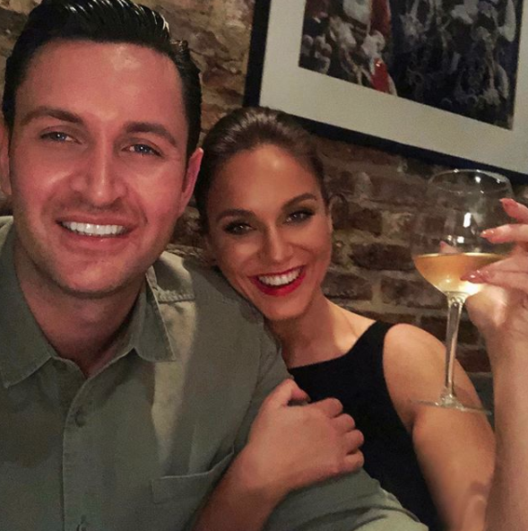 Vicky and businessman John Noble got engaged last year. Source: Instagram / vickypattison