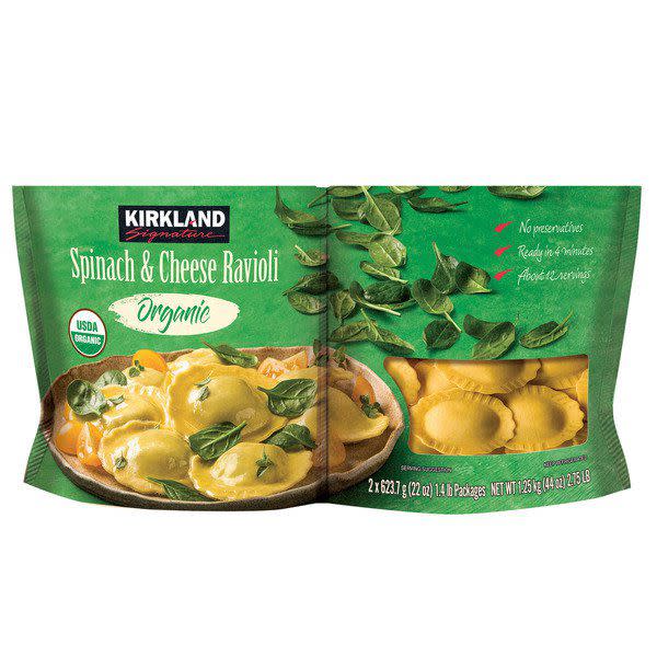 Kirkland Signature Organic Spinach and Cheese Ravioli Costco