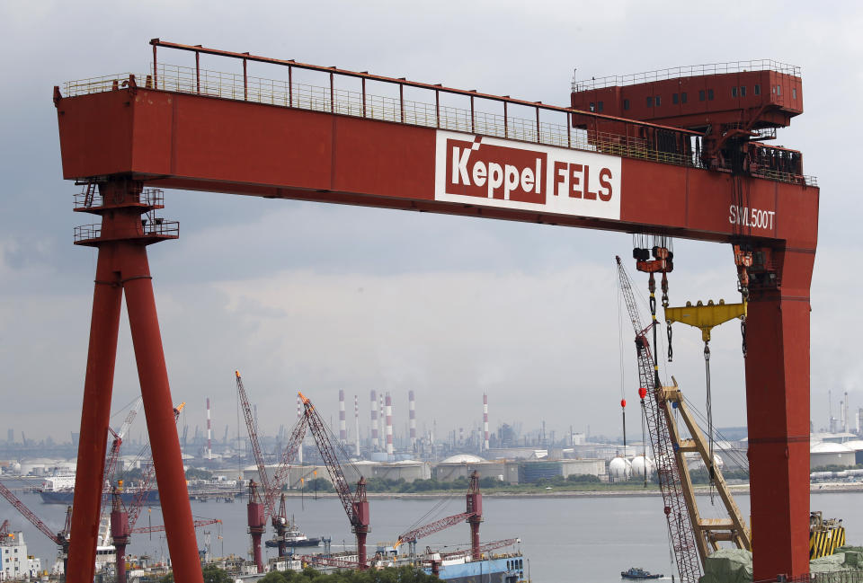 A view of a Keppel Corporation shipyard in Singapore January 19, 2016. REUTERS/Edgar Su/File Photo    GLOBAL BUSINESS WEEK AHEAD PACKAGE - SEARCH 