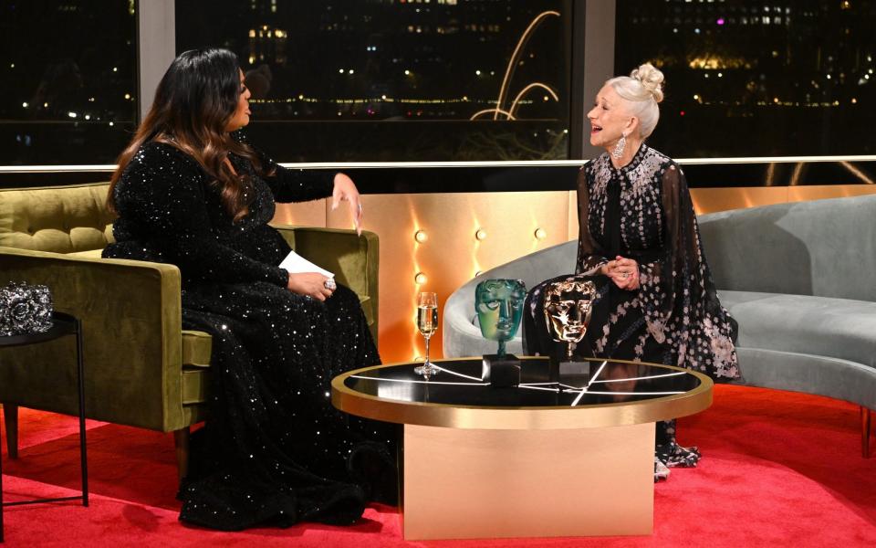 Helen Mirren chats to Alison Hammond - Antony Jones/BAFTA/Getty