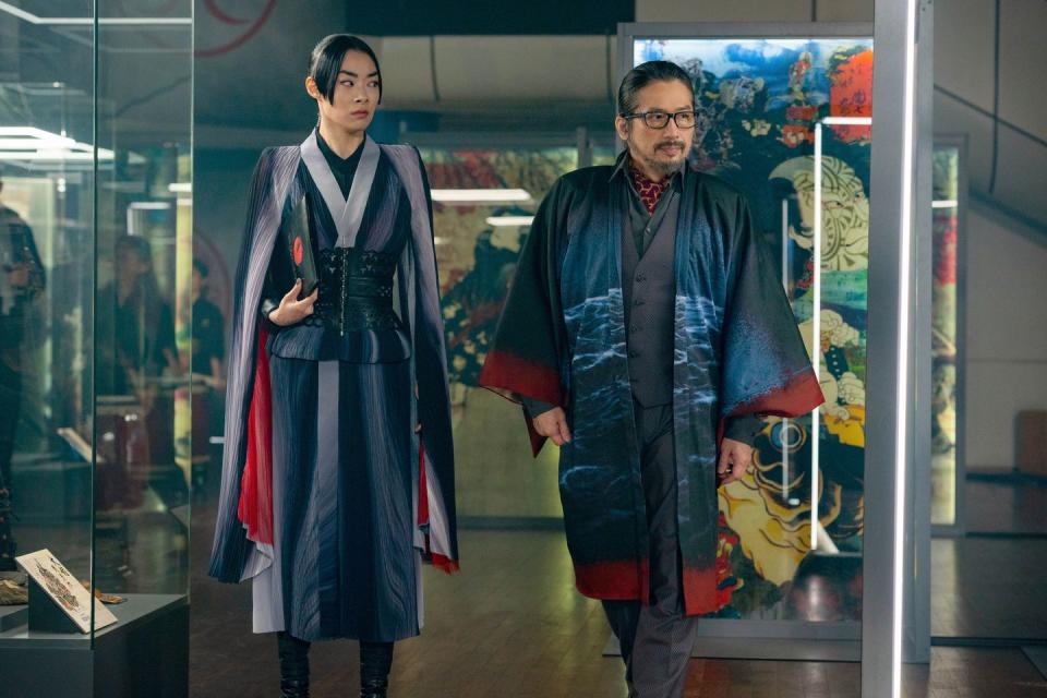 rina sawayama and hiroyuki sanada, john wick chapter 4