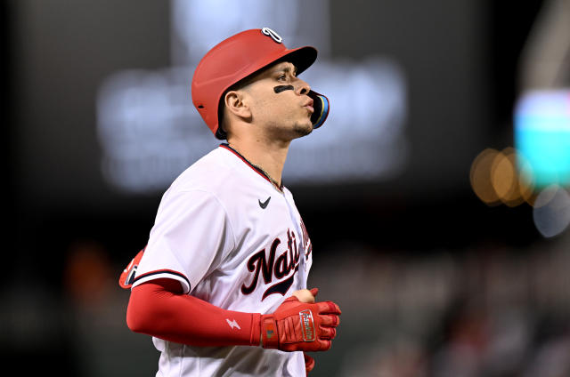 Washington Nationals on X: Joey Meneses has 27 hits in his first 21 @MLB  games. That's the most by any rookie through his first 21 games in Nationals  history.  / X