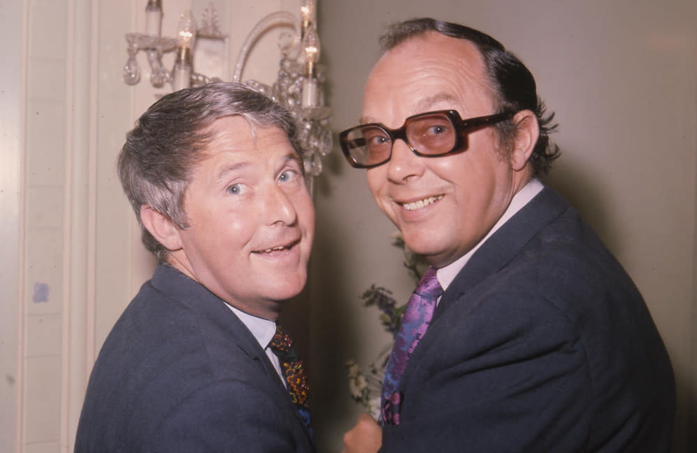 A Morecambe and Wise tape will air over Christmas credit:Bang Showbiz