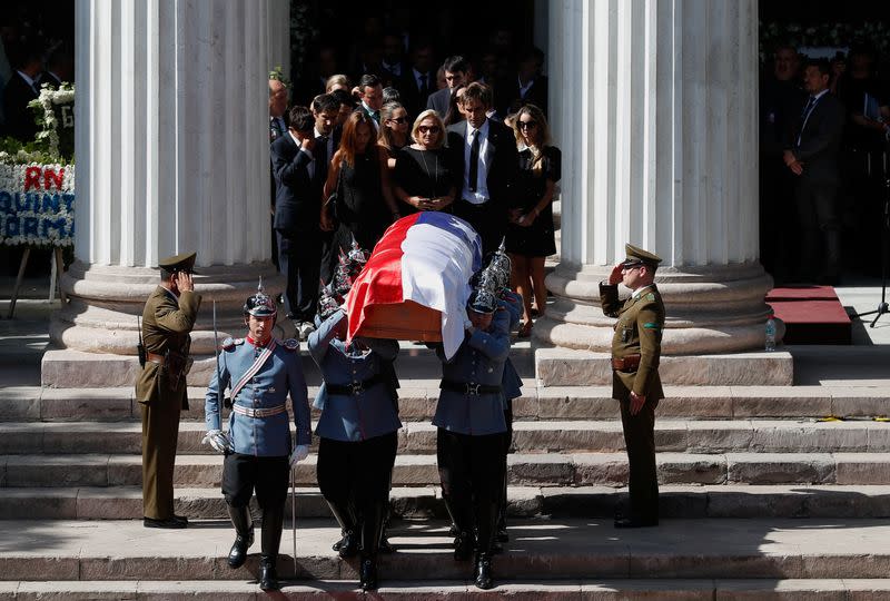 Funeral del expresidente de Chile Sebastián Piñera, en Santiago