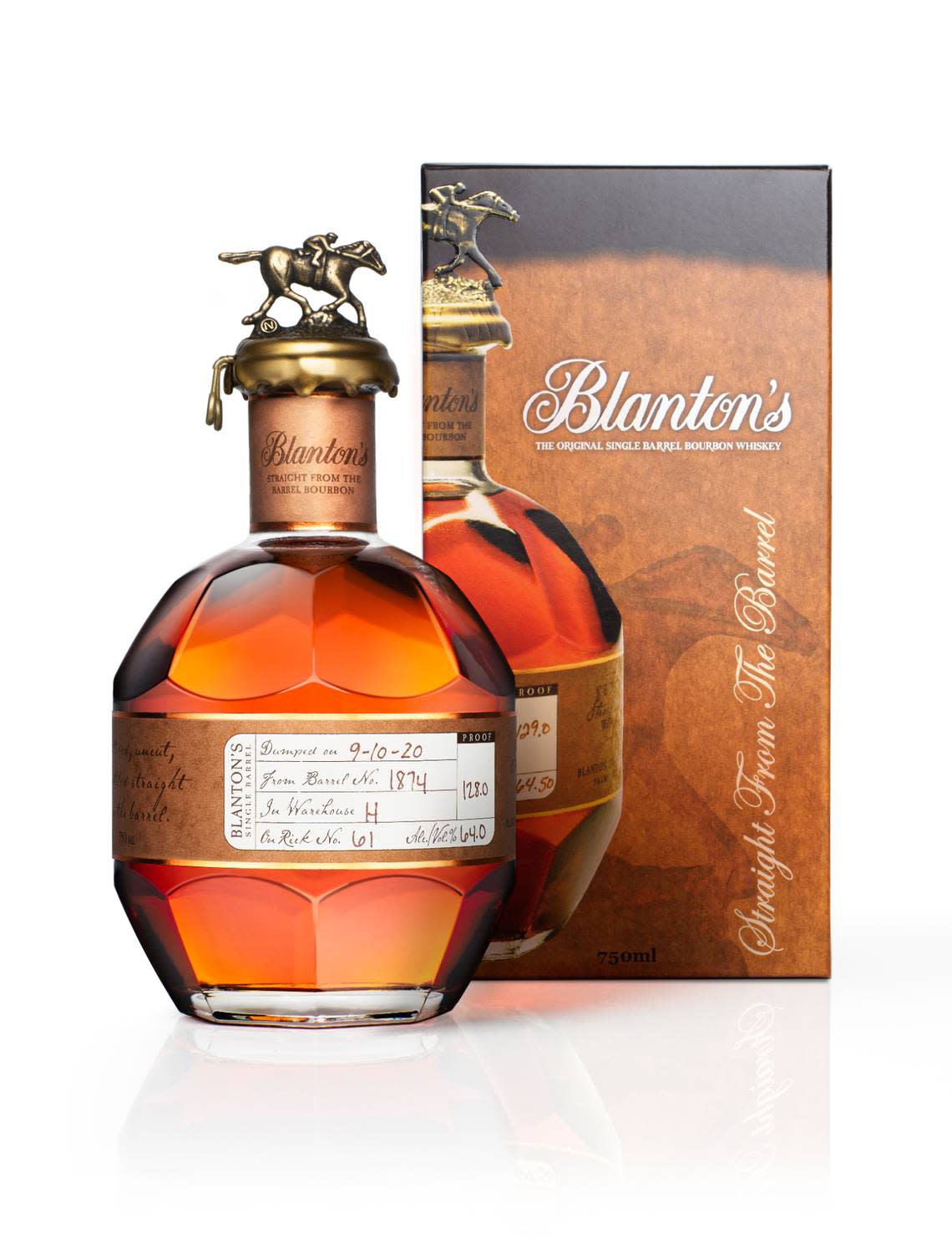 Blanton’s Straight From The Barrel, an uncut unfiltered version of its sought-after premium bourbon with a suggested retail price of about $150, is one of the many bourbons in the God’s Pantry raffle.