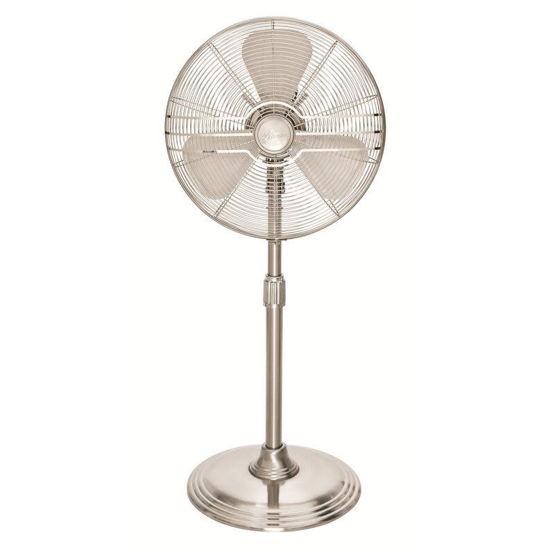 12) Hunter Home Comfort Retro Oscillating Floor Fan