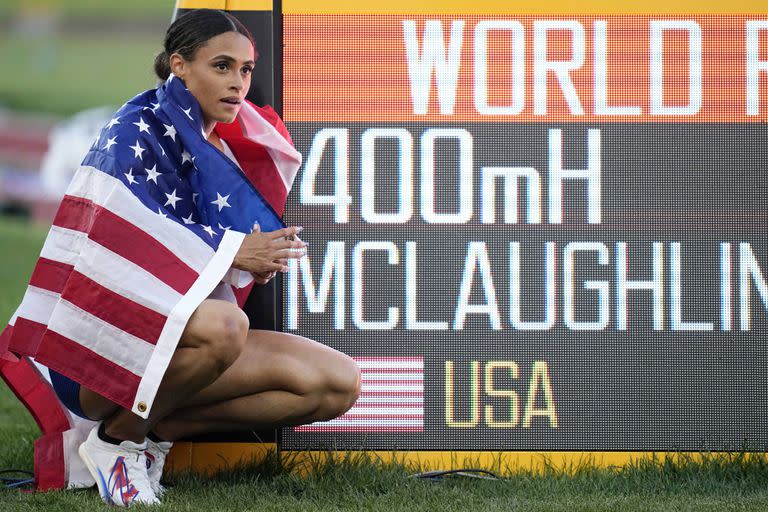 Sydney McLaughlin hizo el primer récord mundial de los tres que tuvo la edición de Oregon