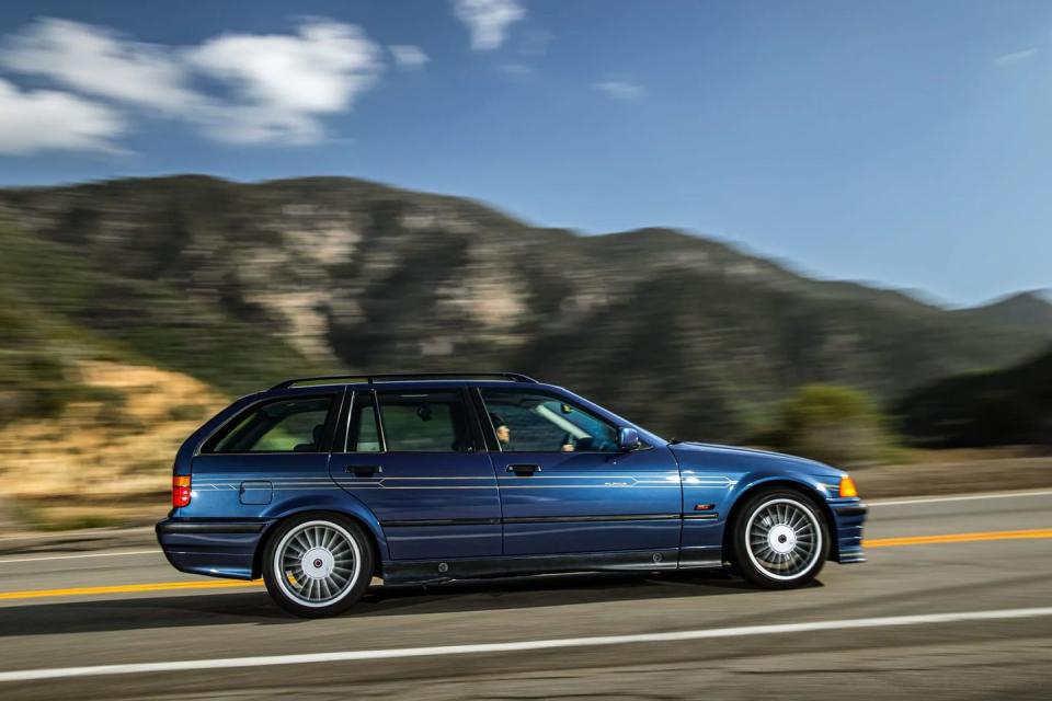 1996 bmw alpina touring 6 speed side