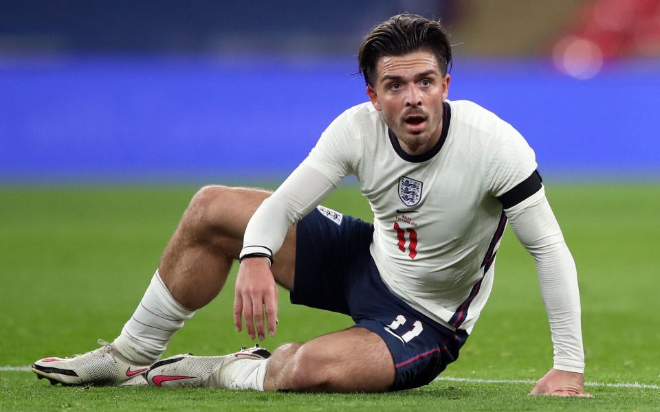 England's striker Jack Grealish during the international friendly football match between England and Wales  - AFP