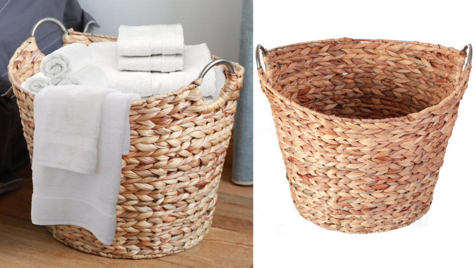 On top of being super cute, this basket is designed to be sturdy enough to hold up even with heavy use.