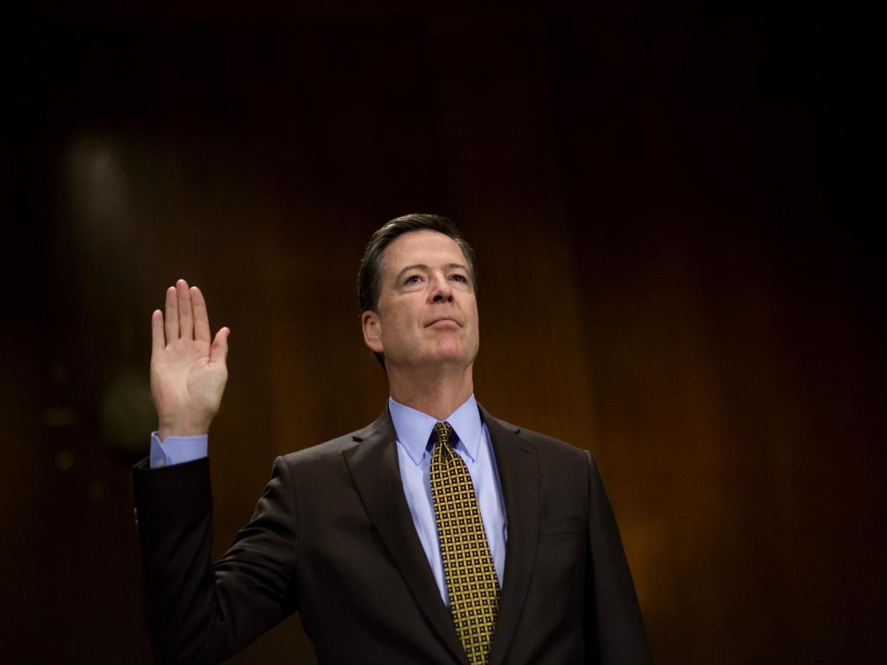 Former FBI Director James Comey: Getty