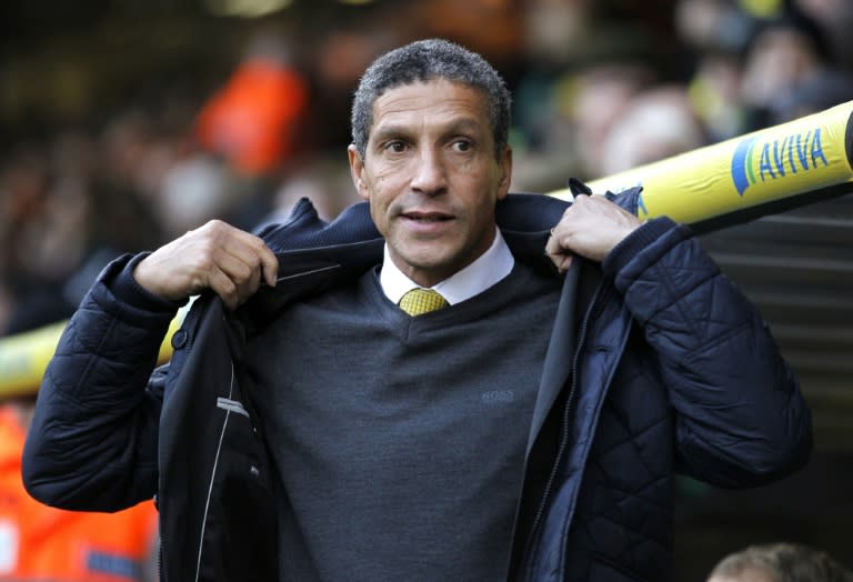 Brighton manager Chris Hughton has led Brighton into the Championship promotion places again