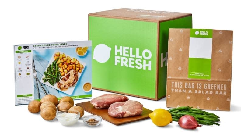 Best Father's day gifts: Hello Fresh subscription box.
