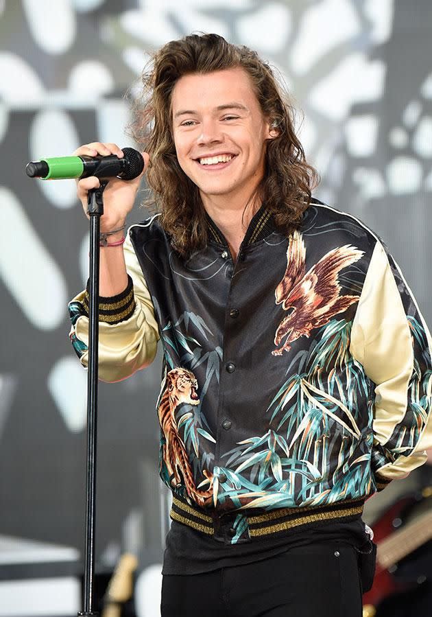 Harry has his fans in a tizz with his racy album cover. Source: Getty