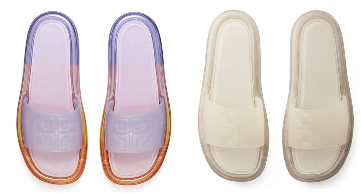 The Tory Burch Bubble Jelly Slide Sandals, available at Nordstrom, come in more than a dozen colourways.