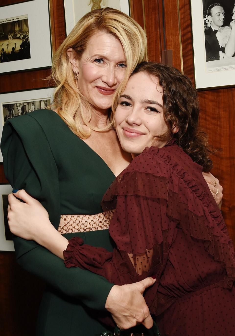 When your mom is Laura Dern, your mother-daughter dates include SAG Awards afterparties. (<a href="https://people.com/celebrity/celebrity-parents-learning-tiktok-from-their-kids/" rel="nofollow noopener" target="_blank" data-ylk="slk:And possibly more TikTok tutorials;elm:context_link;itc:0;sec:content-canvas" class="link ">And possibly more TikTok tutorials</a>.)