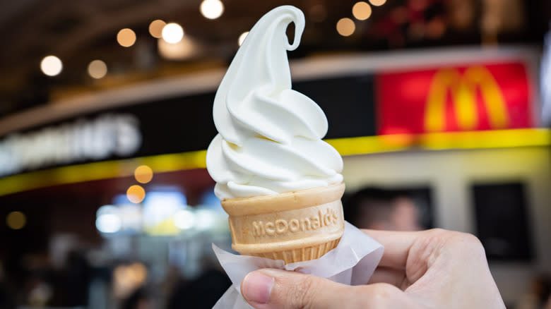 McDonald's soft serve ice cream