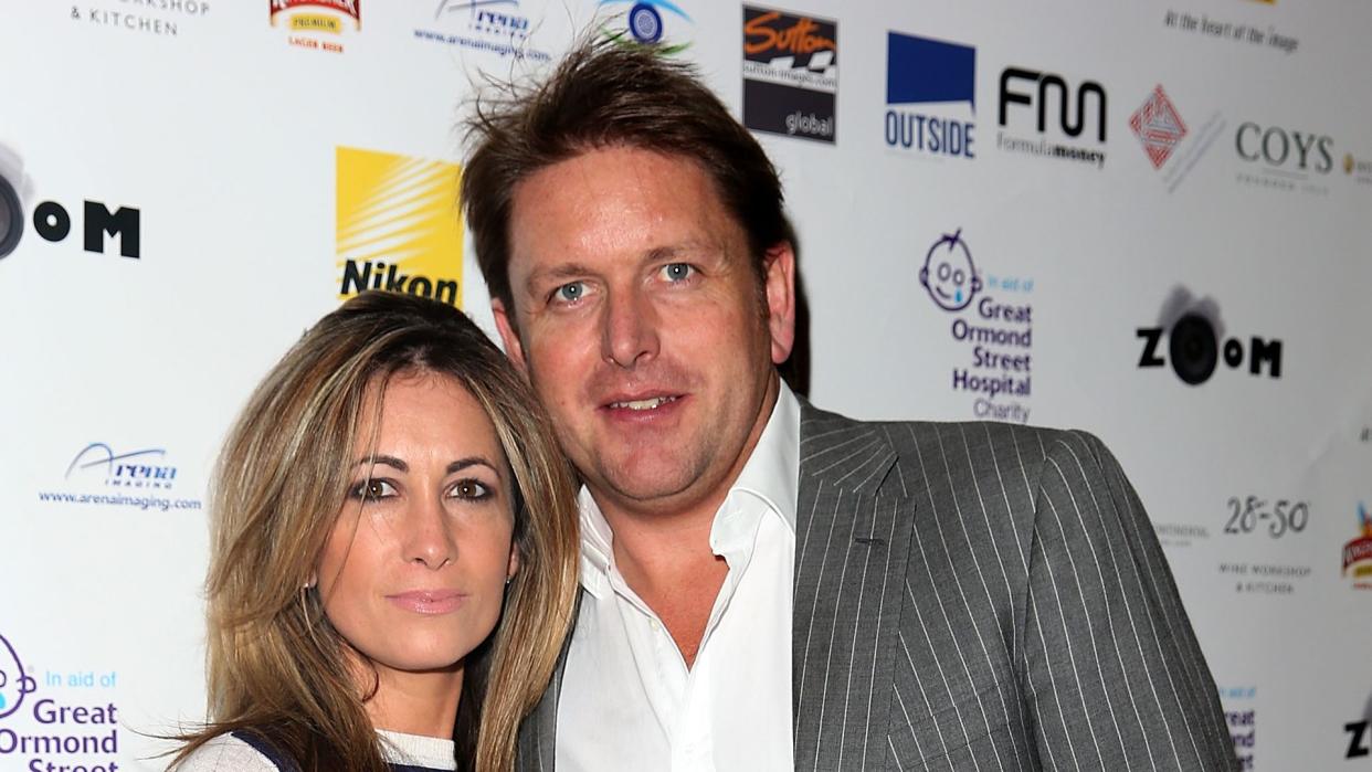 James Martin and Louise Davies posing together