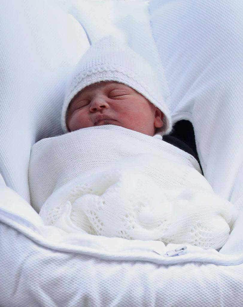 Prince William and Kate Middleton welcomed their newborn son at St Mary's Hospital on April 23, 2018 (Getty Images)