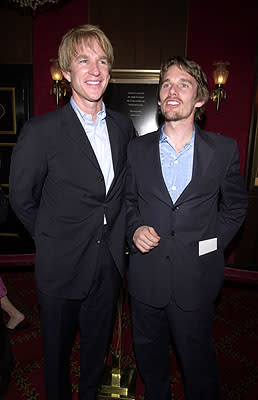 Matthew Modine and Ethan Hawke at the New York premiere of Warner Brothers' A.I.: Artificial Intelligence