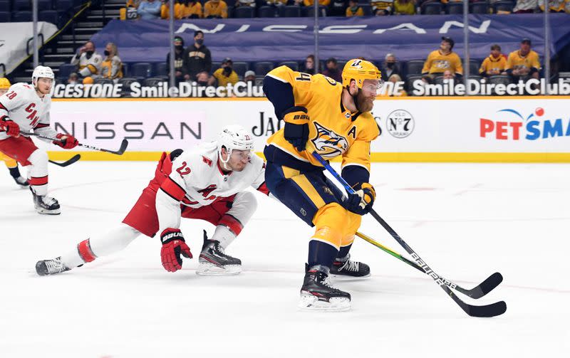 NHL: Carolina Hurricanes at Nashville Predators