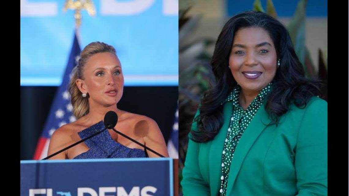 Florida state Sen. Lauren Book and former Broward County Commissioner Barbara Sharief face off in the race for the new Senate District 35, in the most closely watched Democratic primary in the state. The election is on Aug. 23, 2022.