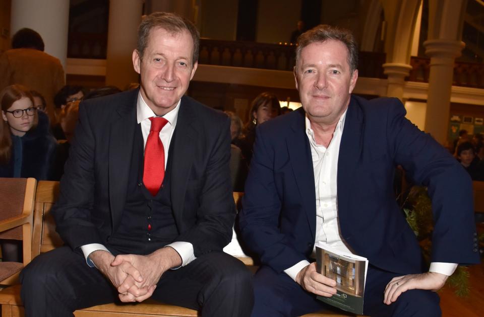 Alastair Campbell and Piers Morgan are old rivals. (Getty Images)