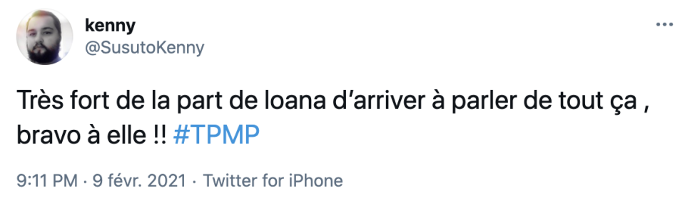 Les internautes saluent le courage de Loana.