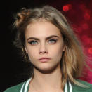 <b>Sister by Sibling </b><br><br>Cara Delevingne sported a feline flick of eyeliner.<br><br>Image © Getty