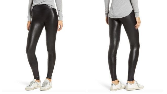 These shiny leggings will take any outfit up a notch.