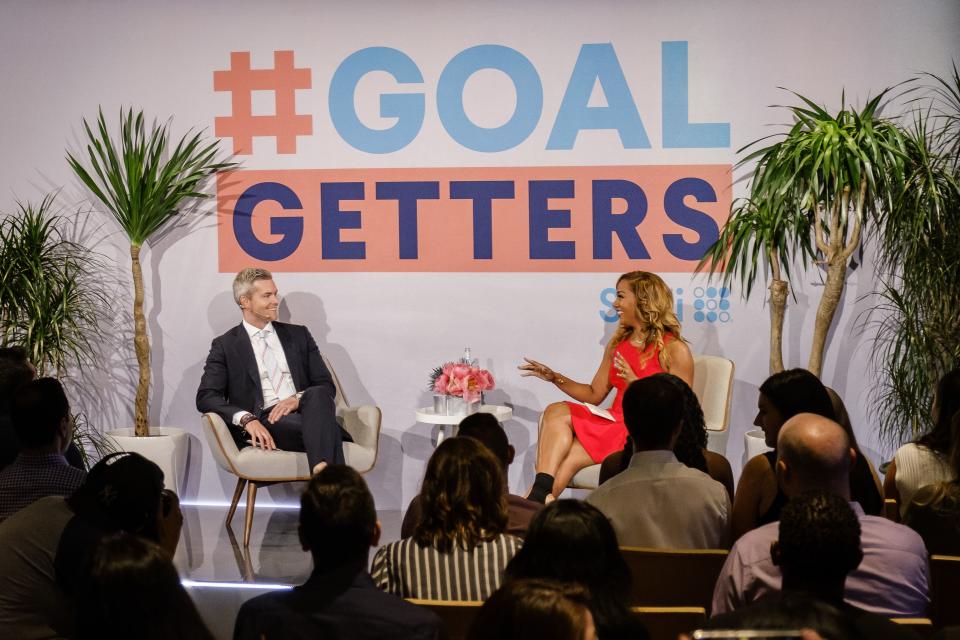 Bravo’s Ryan Serhant and NBA on TNT’s Rosalyn Gold-Onwude SoFi For “Goal Getters” Live in New York City