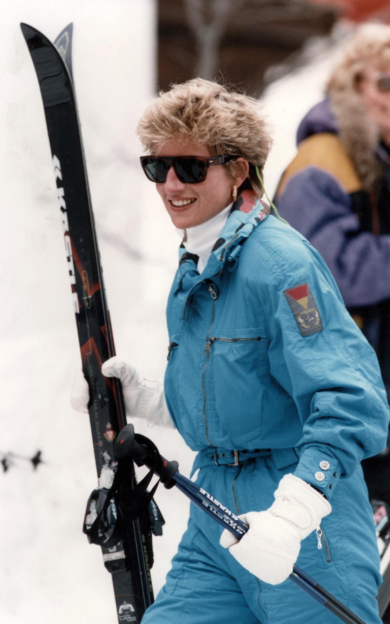 Princess Diana on a skiing holiday in Austria in 1994  - Copyright (c) 1994 Rex Features. No use without permission.