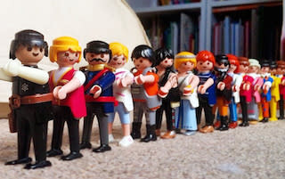 Playmobil figures, Britain - 2015