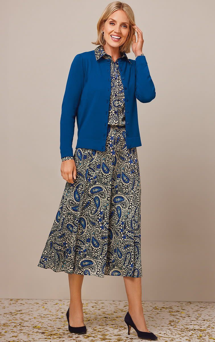 The paisley co-ord is now on sale at Cotswold Collections