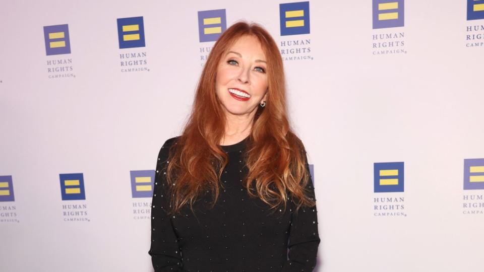 Cassandra Peterson attends the Human Rights Campaign’s 2024 Los Angeles Dinner. Photo by Monica Schipper/Getty Images.