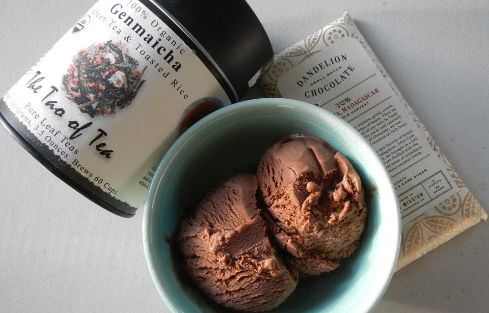 <strong>Get the <a href="http://food52.com/recipes/18873-chocolate-genmaicha-ice-cream" target="_blank">Chocolate Genmaicha Ice Cream recipe</a> from hardlikearmour  via Food52</strong>