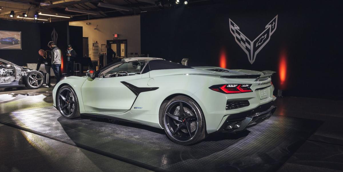 2024 Chevy Corvette E-Ray Shows Off 'Stealth' All-Electric Driving Mode