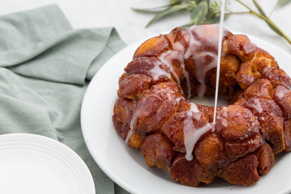 <p>A pull-apart breakfast bread stuffed with a creamy pumpkin filling? Yes, please.<br></p><p>Get the recipe from <a href="https://www.countryliving.com/cooking/recipe-ideas/recipes/a44947/pumpkin-cheesecake-stuffed-monkey-bread-recipe/" rel="nofollow noopener" target="_blank" data-ylk="slk:Delish;elm:context_link;itc:0;sec:content-canvas" class="link ">Delish</a>.</p>