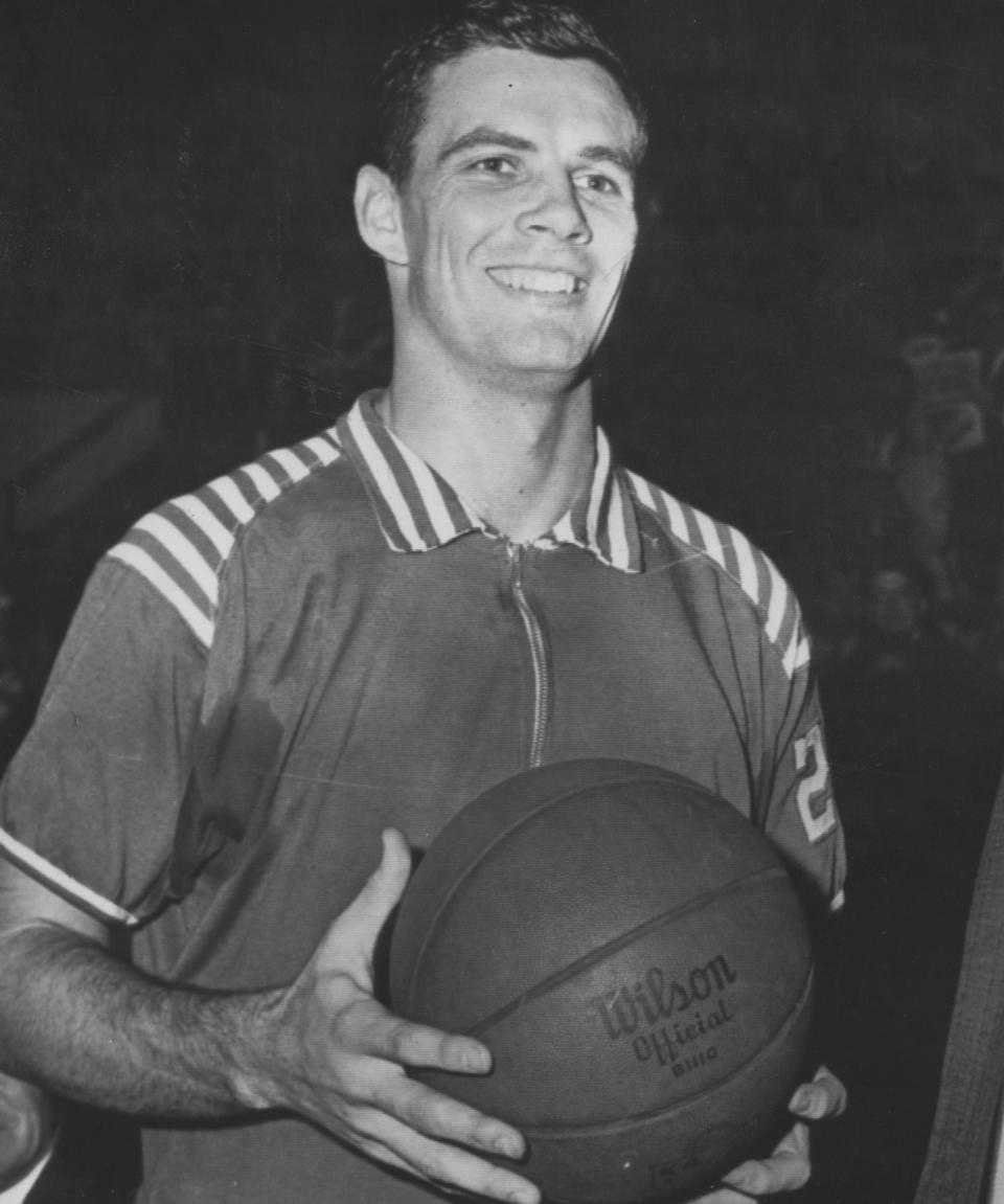 Johnny Egan, who starred at Providence College in the late 1950s and early 1960s, was drafted by the Detroit Pistons 12th overall in 1961.