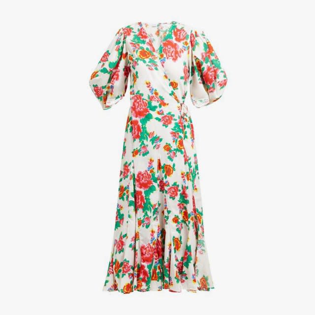 Rhode Fiona floral-print cotton wrap dress, $354, matchesfashion.com