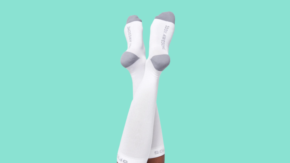 Whether you need them or not, compression socks from Fig are cozy and minimize swelling.