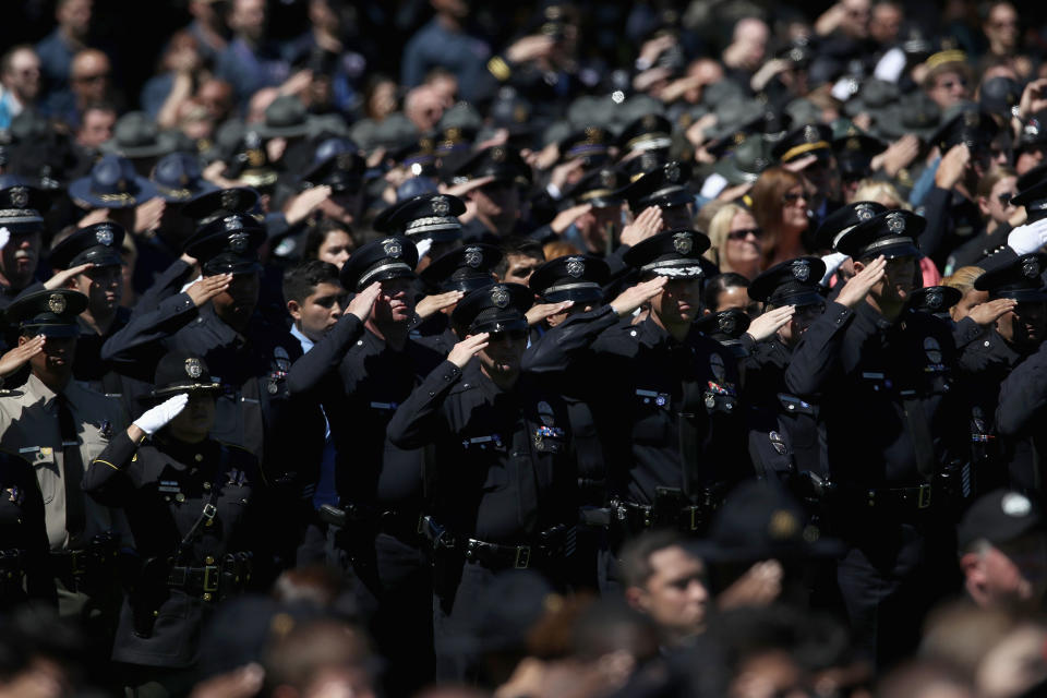 Trump speaks at the National Peace Officers’ Memorial